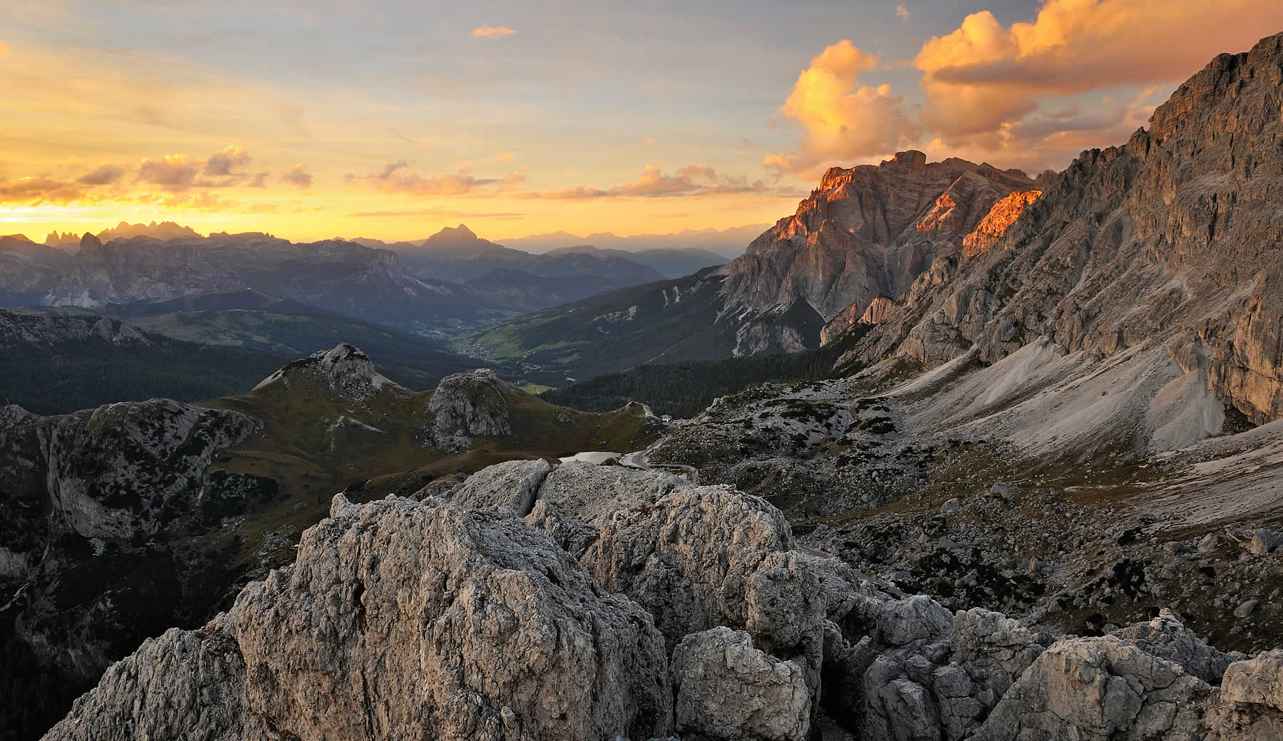 Tramonto sulle Dolomiti