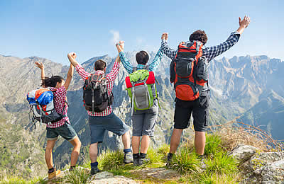 Trekking in den Dolomiten